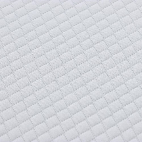 Pocketfjedermadras medium blød 140 x 200 cm - hvid og grå