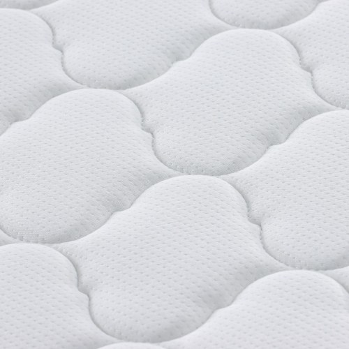 Madras Hvid 90 x 190 cm Jacquard stof