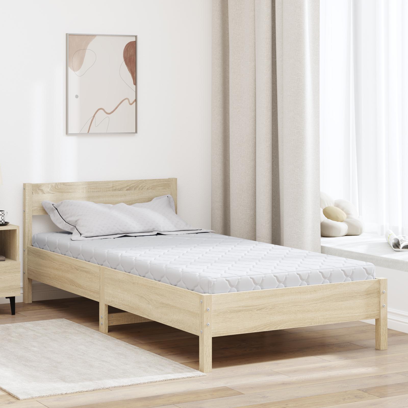 Madras Med Kokoslag Hvid 200 X 90 Cm Pu Skum