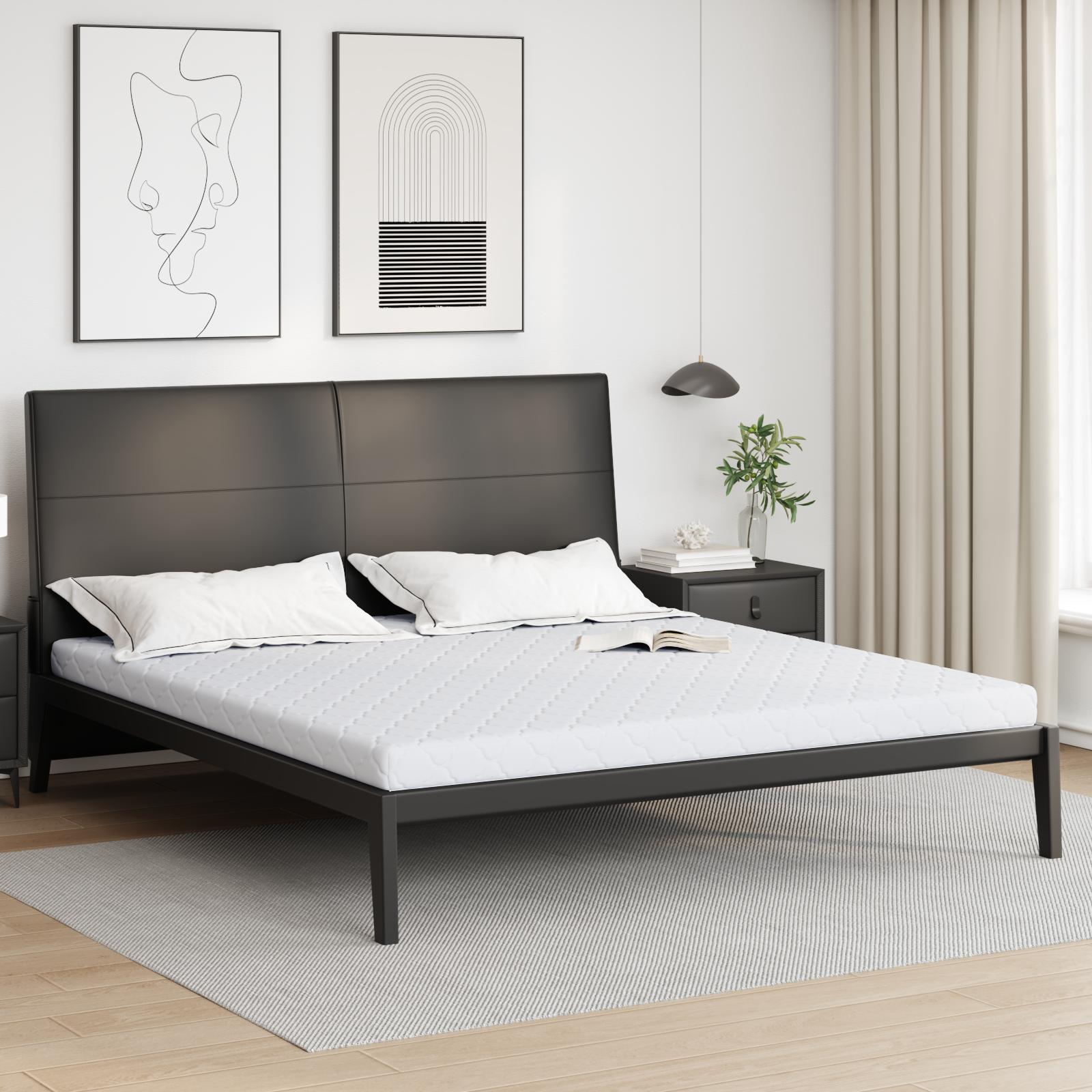 Madras Med Kokoslag Hvid 200 X 200 Cm Pu Skum