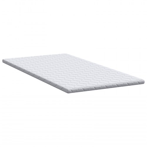 Topmadras med kokosfibre 90 x 190 cm - hvid