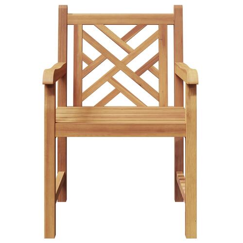 Have Stol 2 stk Brun 58 x 60 x 90 cm Solidt teaktræ