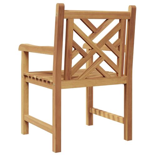 Have Stol 2 stk Brun 58 x 60 x 90 cm Solidt teaktræ