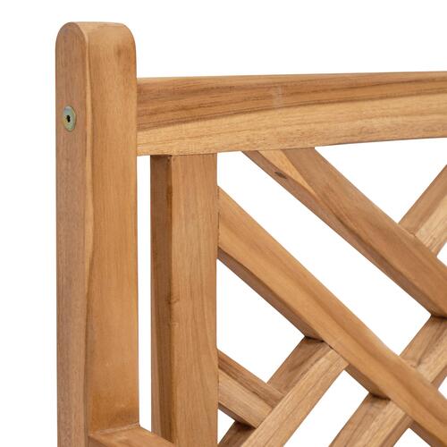 Have Stol 2 stk Brun 58 x 60 x 90 cm Solidt teaktræ