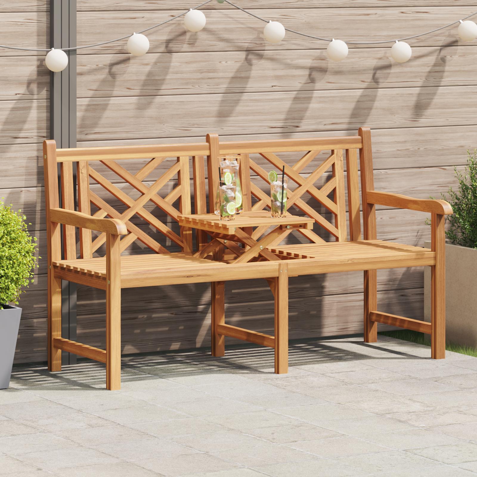 Bænk Andet Brun 150 x 60 x 90 cm Massivt teaktræ