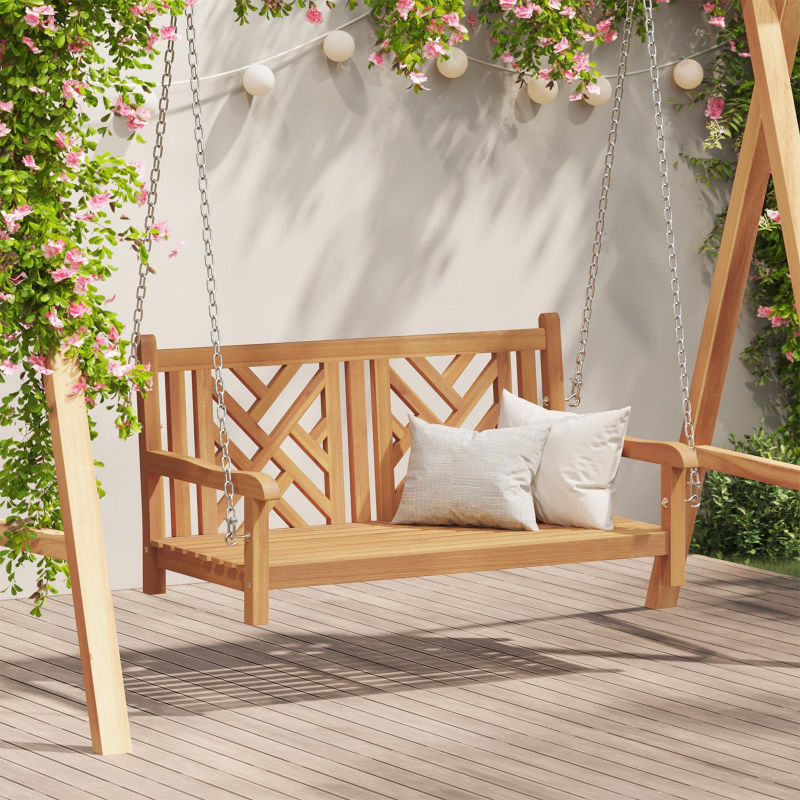 Gyng Bænk Andet Brun 114 x 60 x 64 cm Massivt teaktræ
