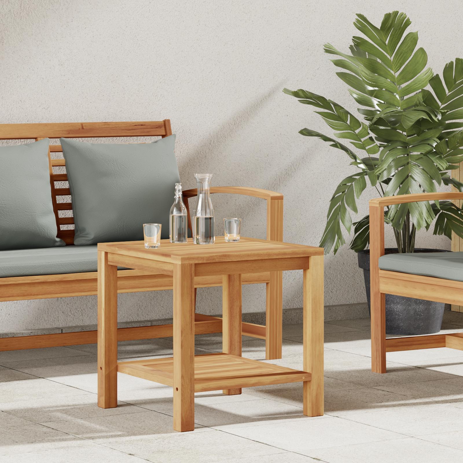 Sofabord Brun 45 x 45 x 45 cm Massivt teaktræ