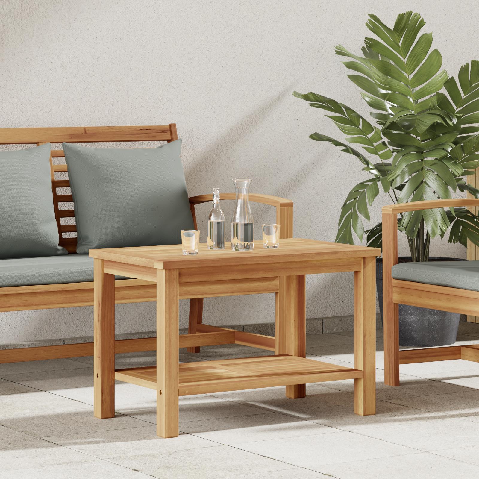 Sofabord Brun 70 x 40 x 45 cm Massivt teaktræ