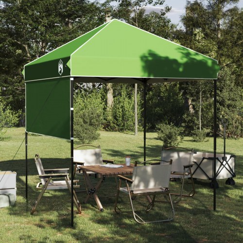 Pop-up canopy telt Grøn 200 x 200 cm Stof