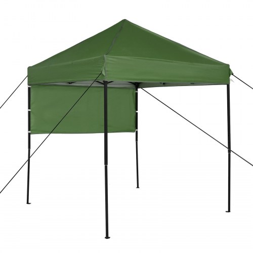 Pop-up canopy telt Grøn 200 x 200 cm Stof