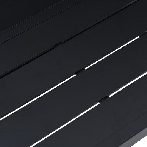 Udendørs Møbler Sort Aluminium