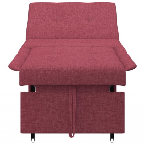 Sovesofa Rød 194 x 67 x 37 cm Stof