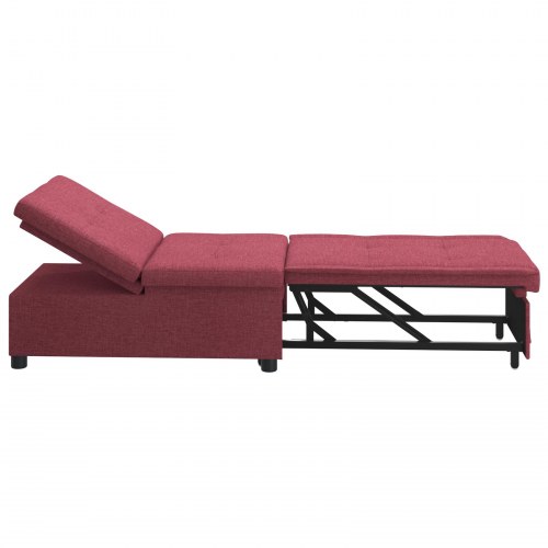 Sovesofa Rød 194 x 67 x 37 cm Stof