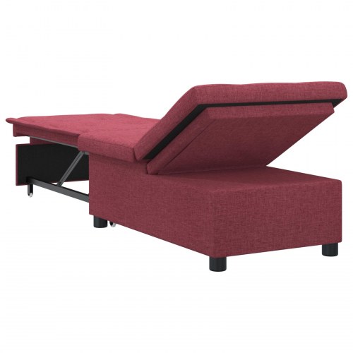 Sovesofa Rød 194 x 67 x 37 cm Stof