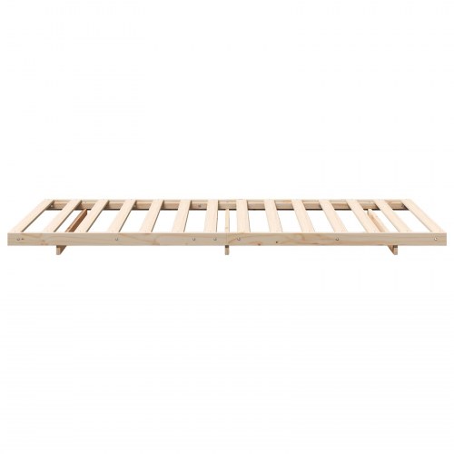 Sengestel brun 100 x 220 cm i massiv fyrretræ