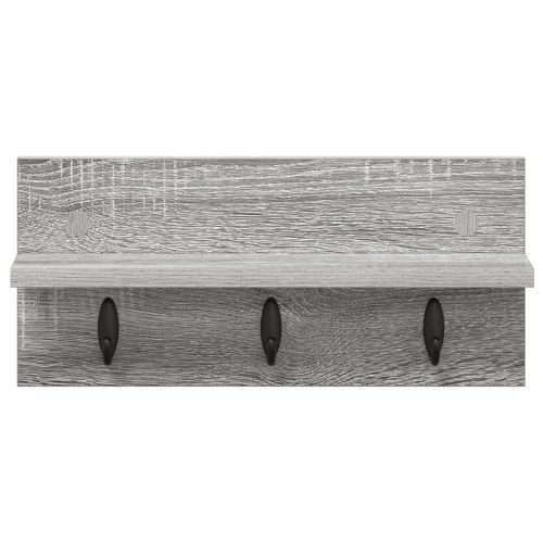 Vægmonteret Jakkeholder Grå sonoma-eg 40 x 10.5 x 18 cm
