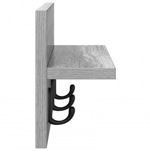 Vægmonteret Jakkeholder Grå sonoma-eg 40 x 10.5 x 18 cm
