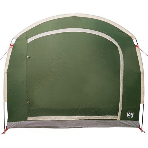 Cykelopbevaringstelt med tag - grøn, 268 × 240 × 191 cm, polyester