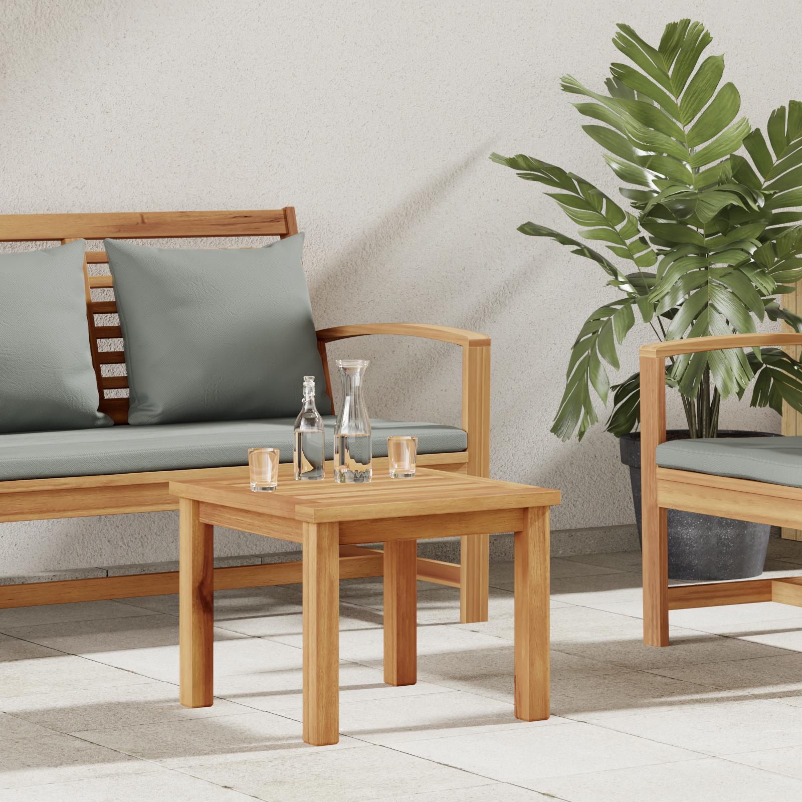 Sofabord Brun 45 x 45 x 36 cm Massivt teaktræ