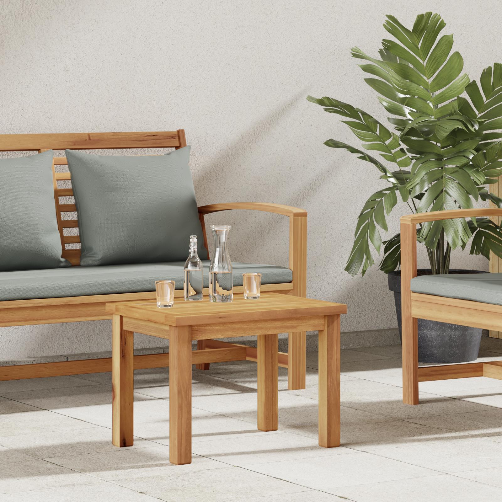 Sofabord Brun 50 x 35 x 36 cm Massivt teaktræ