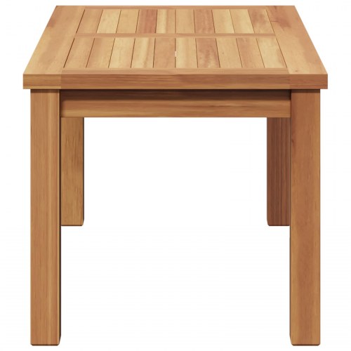 Sofabord i massiv teaktræ - brun 70 x 40 x 36 cm