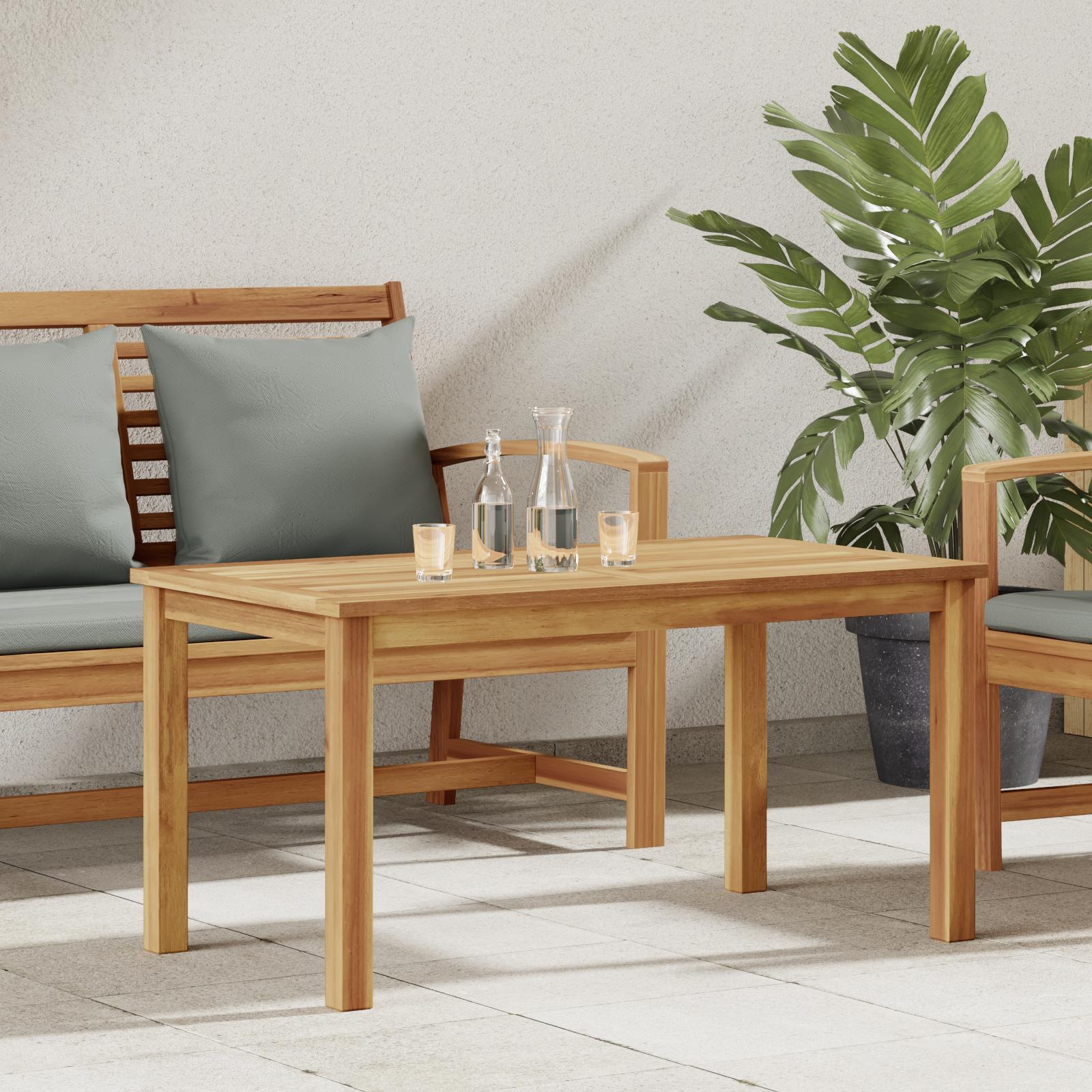 Sofabord Brun 90 x 50 x 45.5 cm Massivt teaktræ