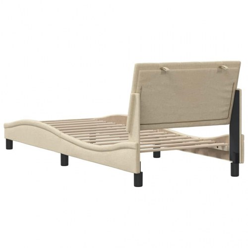 Sengeramme Hanko 90 x 190 cm uden madras - creme