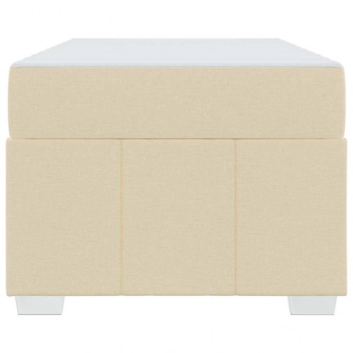 Sengestel med madras 100 x 200 cm - creme