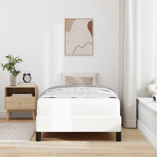 Sengestel med madras - hvid 80 x 200 cm