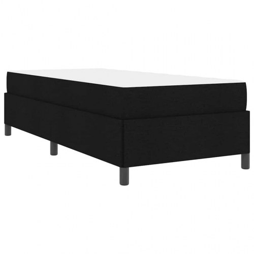 Kontinentalseng med madras 90 x 200 cm - sort
