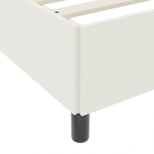 Sengestel med madras - creme 80 x 200 cm