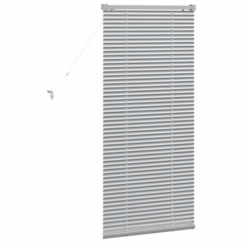 Persienne sølv 130 x 60 cm i aluminium