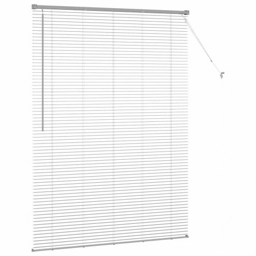 Vindues Blind med gardiner Sølv Aluminium