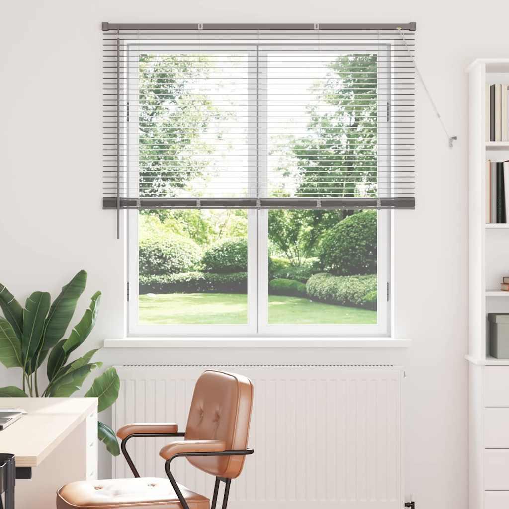 vidaXL Persienner Sølv 175 x 135 cm 25 mm Aluminium