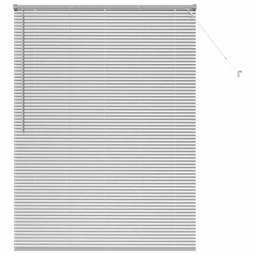 Persienner sølv 175 x 135 cm - 25 mm aluminium