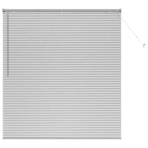 Persienne sølv 175 x 160 cm - aluminium