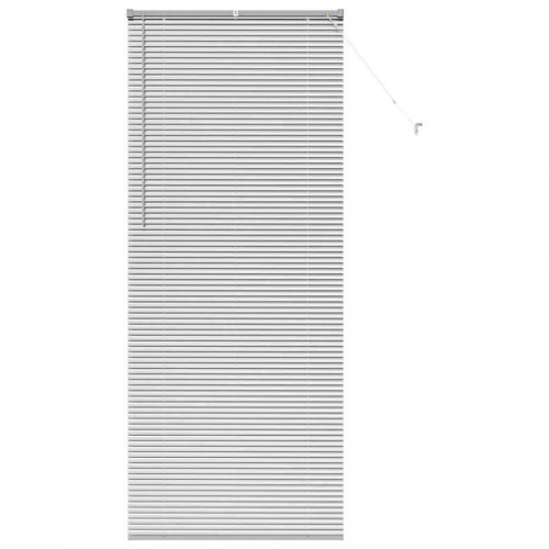 Persienne sølv 220 x 85 cm - aluminium