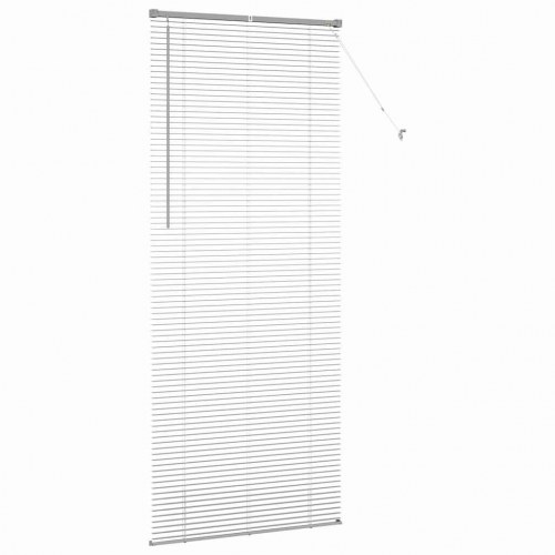 Vindues Blind med gardiner Sølv Aluminium