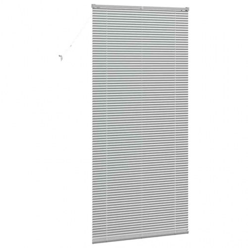 Persienne sølv 220 x 100 cm - 25 mm aluminium