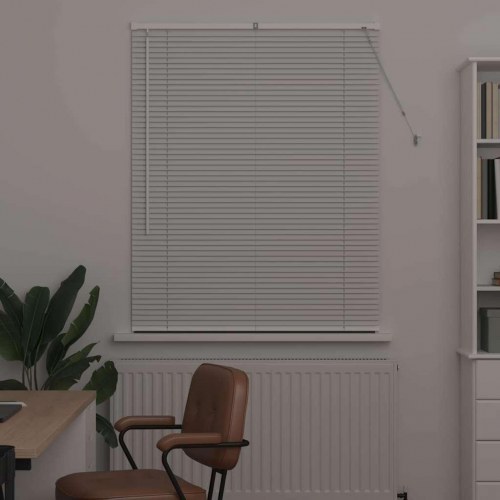 Persienne hvid 130 x 100 cm - 25 mm aluminium