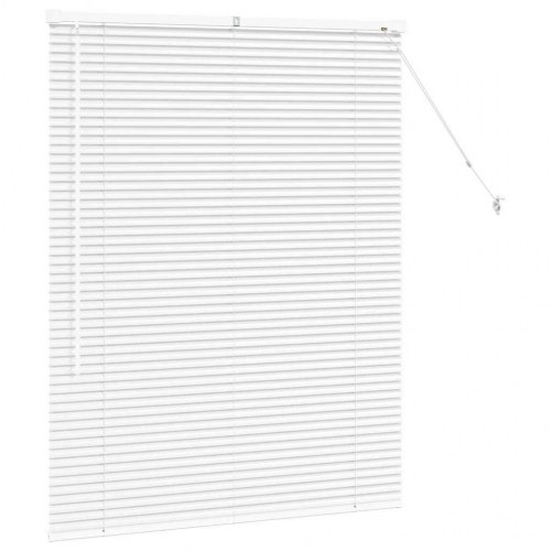 Persienne hvid 130 x 100 cm - 25 mm aluminium