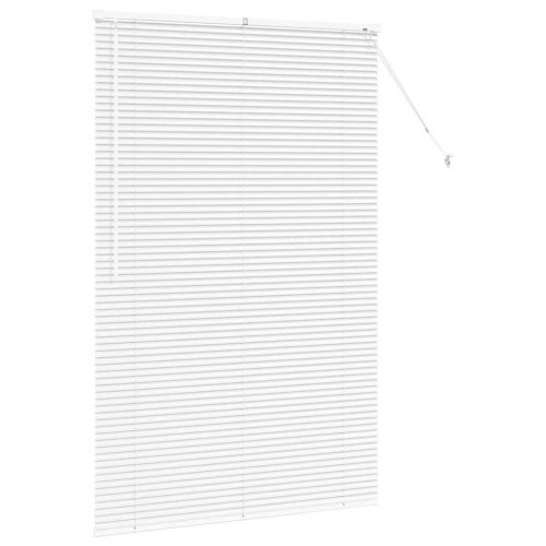 Persienne hvid 175 x 120 cm - 25 mm aluminium