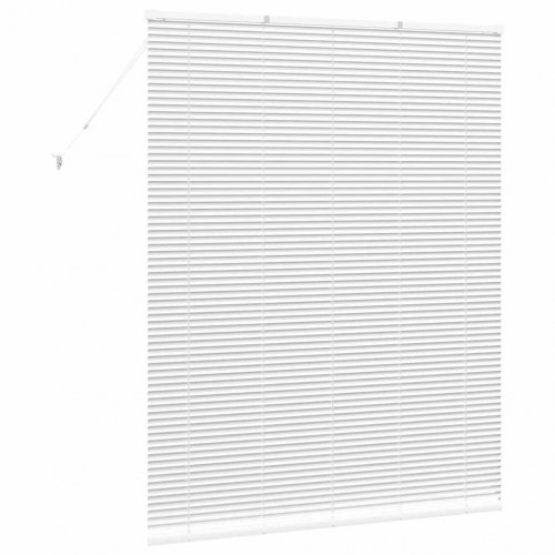 Persienne hvid 175 x 140 cm i aluminium