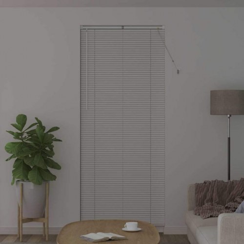 Persienne hvid 220 x 85 cm - 25 mm aluminium