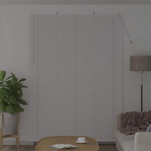 Persienne hvid 220 x 155 cm - aluminium