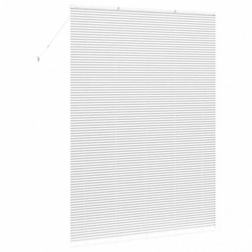 Persienne hvid 220 x 160 cm - 25 mm aluminium