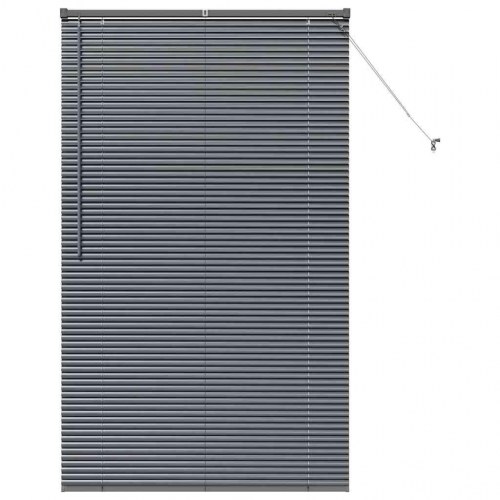 Persienner mørkegrå 175 x 105 cm - 25 mm aluminium