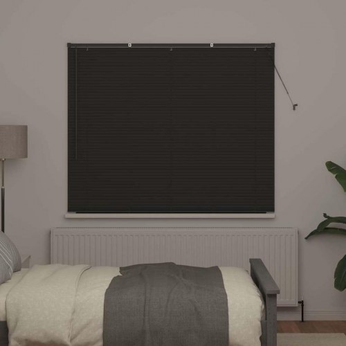 Persienner i aluminium - mørkegrå 175 × 160 cm