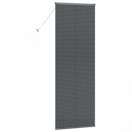Persienner i aluminium - mørkegrå 220 × 70 cm