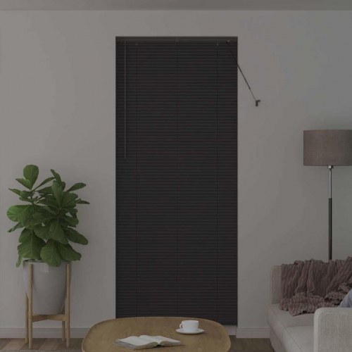 Persienne i aluminium - mørkegrå 220 × 90 cm